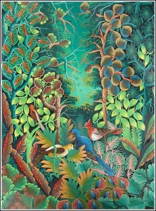 Jean Idelus Edme, entitled "Beutiful Trees in the Jungle"