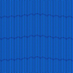 Blue Dots, more bends, larger scale