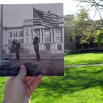 University Hall, WW II and today