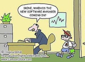 software developer cartoon