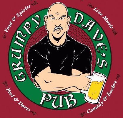 Logo for Grumpy Dave's Pub