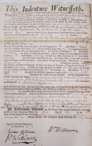 Indenture contract