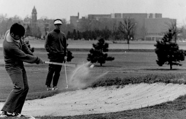 People Playing Golf at the Reconstructed Course